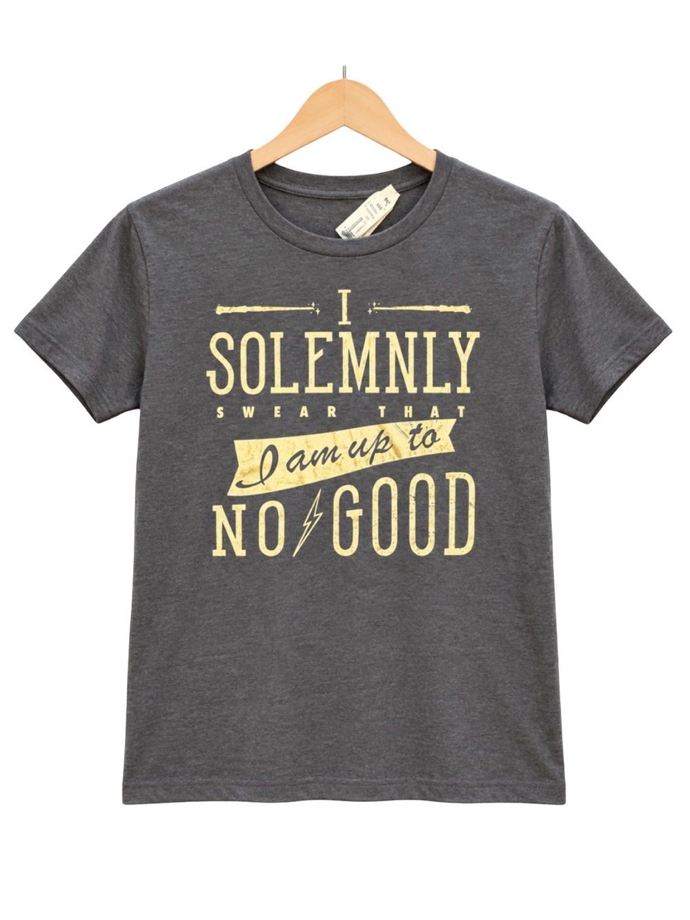 Harry Potter M NWT I Solemnly Swear Marauders Map Gray Tee Graphic Whimsigoth